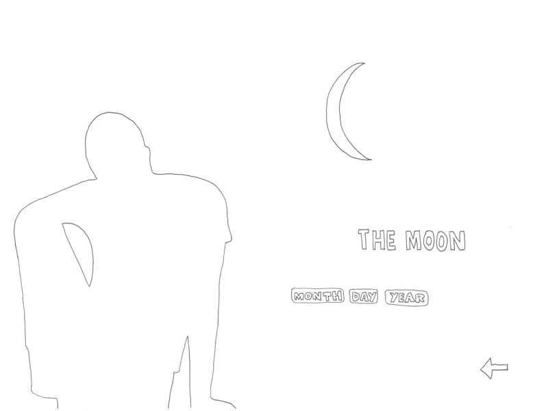to follow the moon / go to calculation